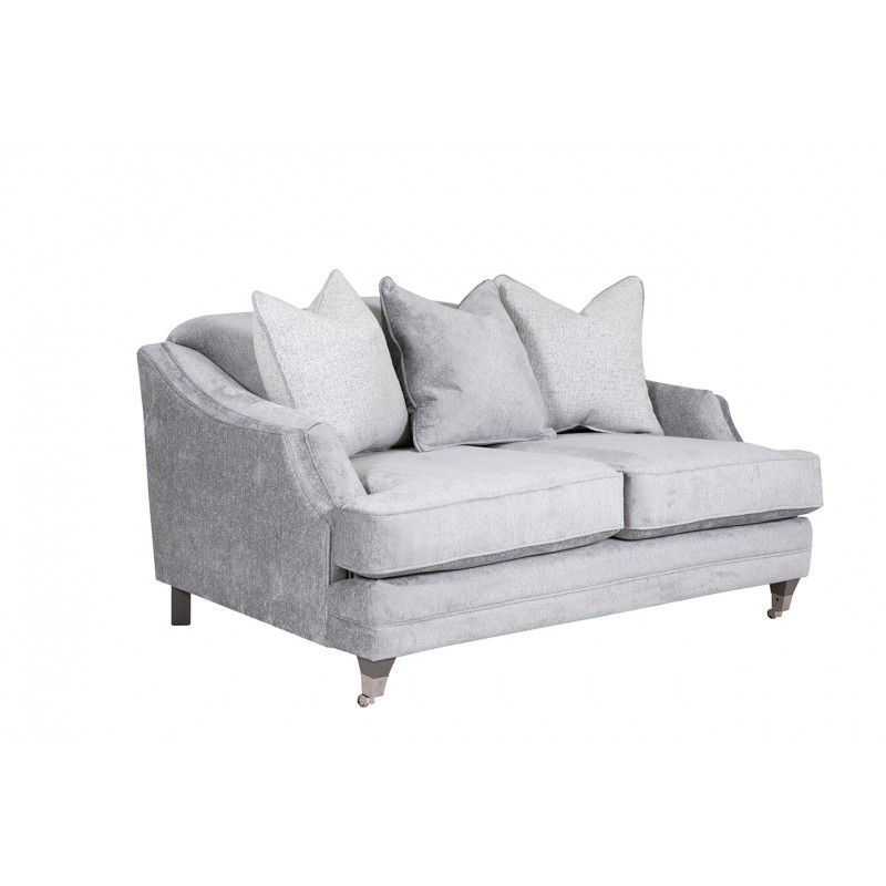 VL Belvedere 2 Seater Sofa Silver